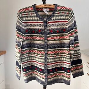 Northern Reflections Multicolor Fairisle Cardigan